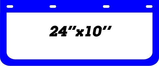 Rubber Mud Flap 24" x 10"